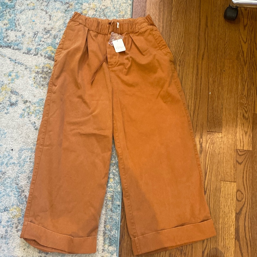 Free People After Love cuff pants